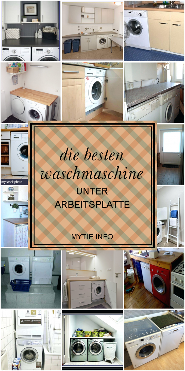 Die Besten Waschmaschine Unter Arbeitsplatte